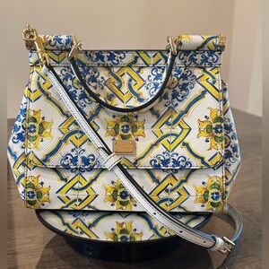 Authentic Dolce & Gabbana Miss Sicily Three-Way Bag - New Without Tags